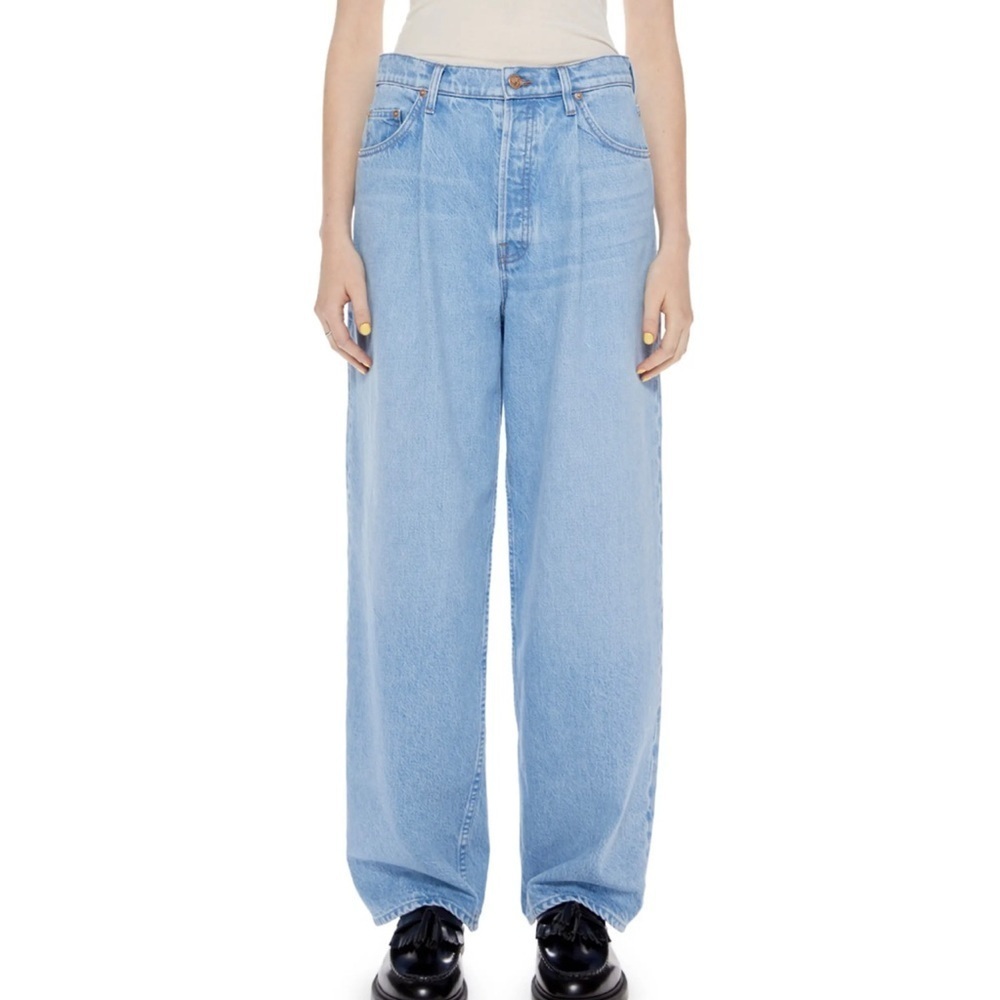 SNACKS! The Pleated Fun Dip Puddle Straight Leg Jeans size 27